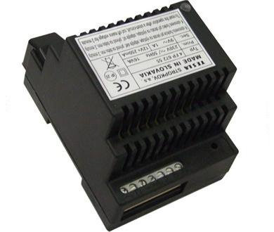 Napájač sieťový 4FP 672 55 230V/9VAC/12VDC 4M pre audio so zvončekom